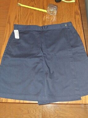NWT L.L.Bean Women’s Navy Skort Size 18 New With Tags ONV14 Cotton Blend